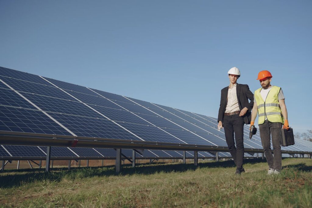 A cadeia de fornecimento do gerador fotovoltaico