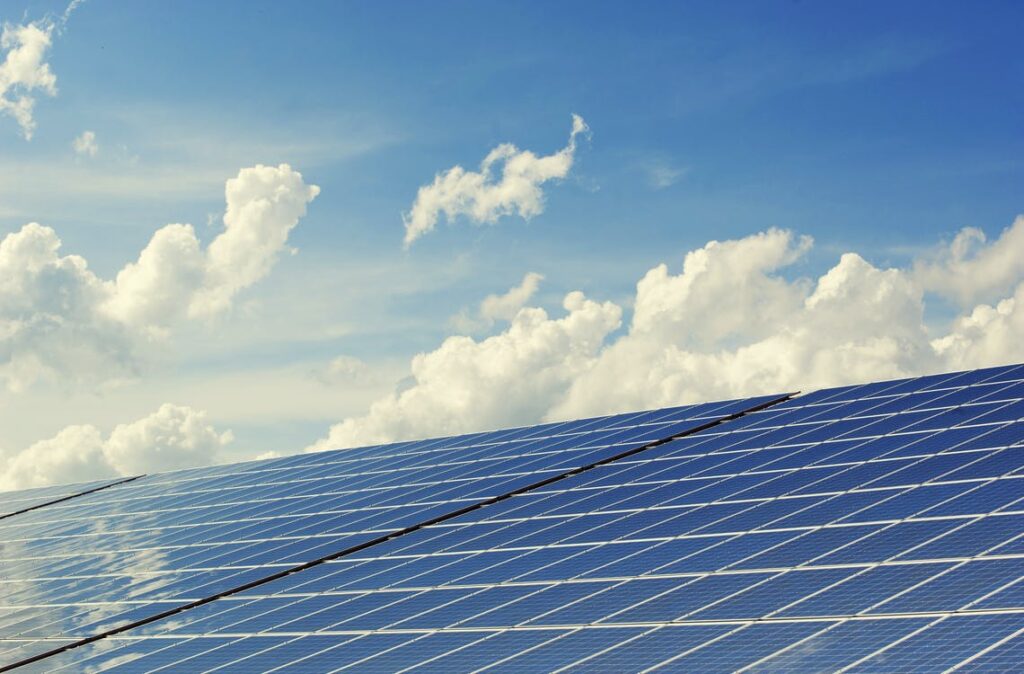 A geração de energia fotovoltaica